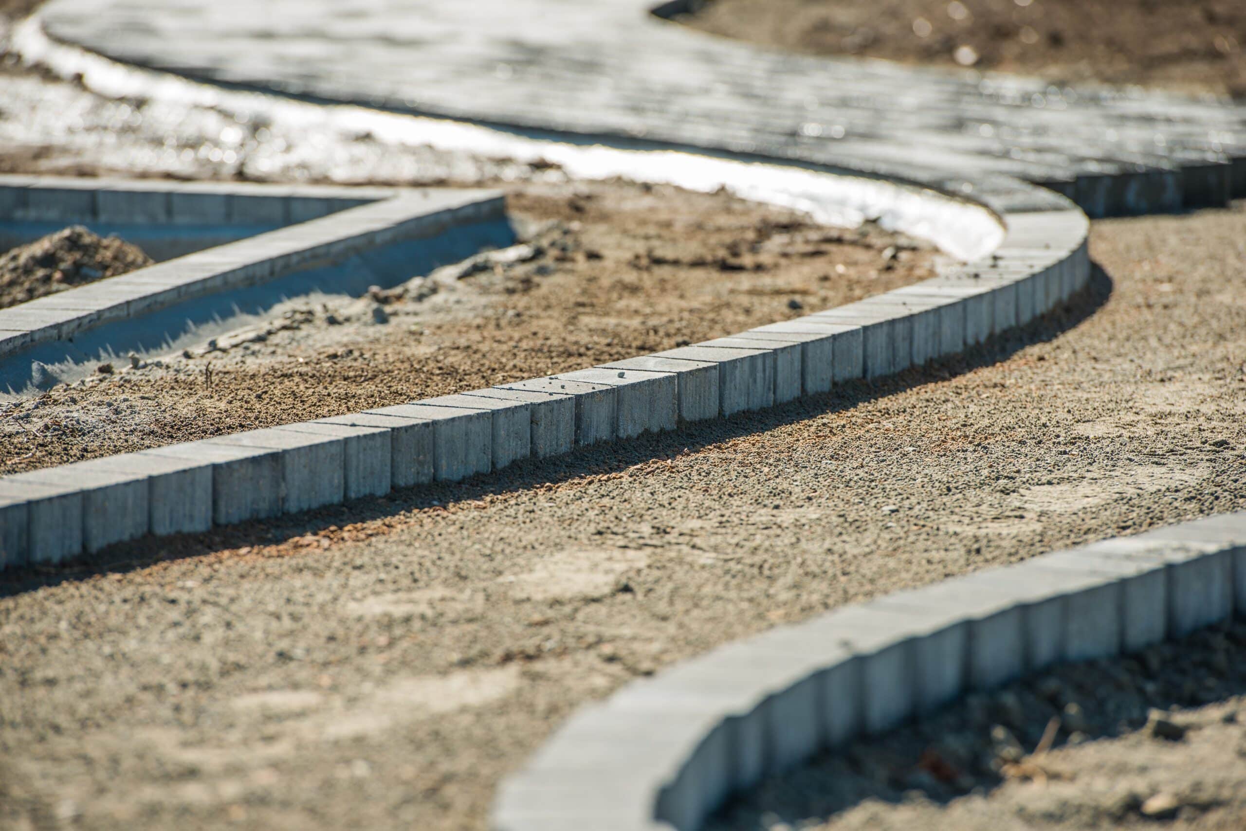 Brick Path Paving Work